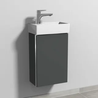 Sanipa 3way Waschtischunterbau zu Villeroy & Boch Avento Waschtisch mit 1 Tür, Anthrazit-Matt BR62722