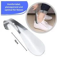 Langlauf Schuhbedarf Schuhlöffel Schuhanzieher Metall – robust, vernickelt, edel & langlebig