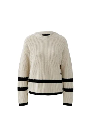 Oui - VINIAH Pullover lt camel grey - Gr. - 36
