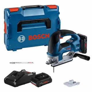 Bosch Akku-Stichsäge GST 18V-155 BC, 2 Akku Akku ProCORE18V 4.0Ah, Ladg. u. L-BOXX - 06015B1002