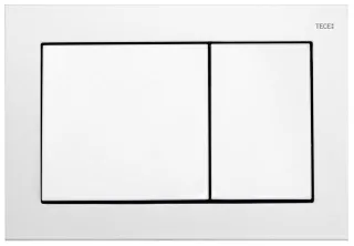 Tece base WC-Betätigungsplatte für Zweimengentechnik weiß glzd., 9240700 9240700