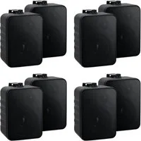McGrey One Control MKIII HiFi-Lautsprecher - Lautsprecherboxen 4 paar Lautsprecher (kein Netzwerkstandard, 10 W, Boxen für Installation, Studio oder HiFi-Anwendung)