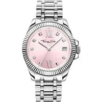 THOMAS SABO Quarzuhr DIVINE WA0401-201-204-33 MM, Armbanduhr,Damenuhr,Mineralglas m. Saphirbeschichtung,Edelstahlarmband