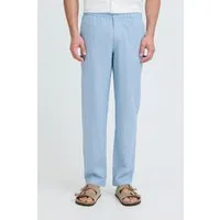Indicode Leinenhose IDTropelo Sommerliche Chinohose aus Leinen-Baumwoll-Mix