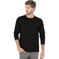 Trigema Longsleeve TRIGEMA Langarmshirt mit Knopfleiste (1-tlg)
