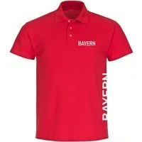 multifanshop Poloshirt Bayern - Brust & Seite - Polo