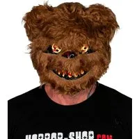 Horror-Shop Zombie-Kostüm Maske eines Horrorteddys