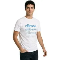 Ellesse Print-Shirt Ellesse T-Shirt Logo weiß Herren und Jugendliche S-XXL