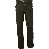 Fuente Leather Wears Trachtenlederhose Bayerische Herren-Lederhose lang, Nubuk-Leder, braun