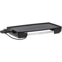 Tischgrill KG 2397, Elektrogrill silber/schwarz, 2.200 Watt