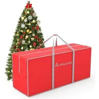 Salcar Künstlicher Weihnachtsbaum Aufbewahrungstasche für Weihnachtsbaum bis zu 240 cm, Transporthülle, 130 x 40 x 50 cm Aufbewahrungstasche, Reißfest, Wasserdicht