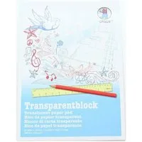 Folia Notizblock Transparentpapier 80 g/qm, 25 Blatt