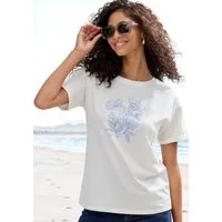 Vivance by Lascana T-Shirt mit Frontdruck aus hochwertiger Bio-Baumwolle