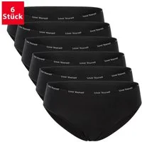 celodoro Slip Damen Slip (6er Pack) Bikini-Slip mit Ziergummi