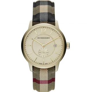 Burberry BU10001 The Classic Horseferry Goldgehäuse Herrenuhr