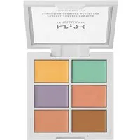 NYX PROFESSIONAL MAKEUP Concealer Color Correcting Palette, ideal zum Abdecken von Hautunreinheiten und Farbunebenheiten