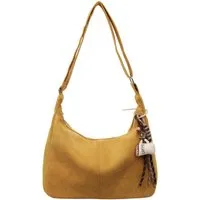 Zaewry Schultertasche Umhängetasche Damen Veloursleder Tasche Damen Crossbody Bag, Crossbag mit verstellbarem Schultergurt für Arbeit Reisen Alltag