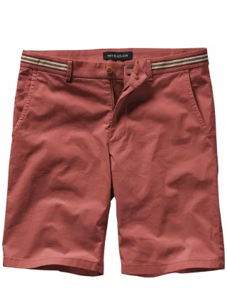 Mey & Edlich Herren Grandezza-Shorts Rot 98 % Baumwolle, 2 % Elasthan