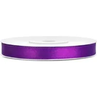 partydeco Satinband 25 m x 6 mm Rolle Geschenkband Schleifenband Deko Satin Band Dekoband
