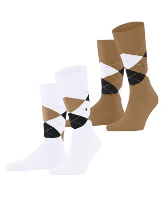 Burlington - Burlington Everyday Argyle Herren white - Gr. - 43