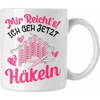 Trendation Tasse Trendation - Häkeln Zubehör Tasse Geschenk Stricken Geschenke Häkel Om