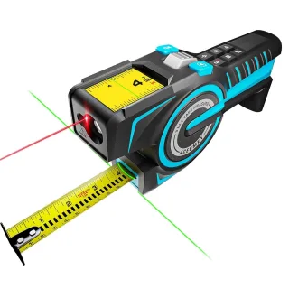 Mileseey DTX10 Digital Measuring Tape Laser 100m 330Ft Range 12Ft Blade Swappable Battery App Sync High Accuracy Smart C