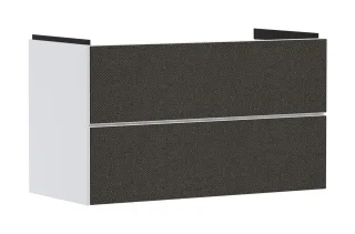 Hansgrohe Xevolos E Waschtischunterschrank Mattweiß 980/475 mit 2 Schubkästen für Waschtisch, Oberfl 54181660