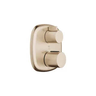 Dornbracht UP-Thermostat mit Dreiwege-Mengenregulierung COYA 36427404 Champagne gebürstet (22kt,3642 36427404-46