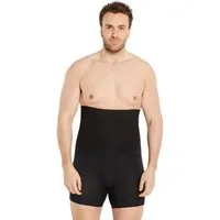FINN Design Shapinghose mit starker Kompression - Shapewear Shorts Herren mit Bauch-Weg Effekt Figurformende Kompressionsshorts aus Baumwolle mit hoher Taille