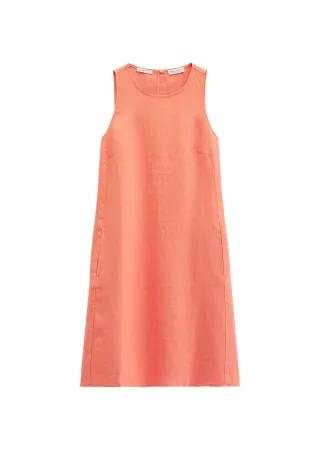 Marc OPolo Casual - Leinen-Etuikleid shaped Warm Orange - Gr. - 34