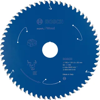 Bosch Akku-Kreissägeblatt Expert for Wood ø 190 mm - 2608644515