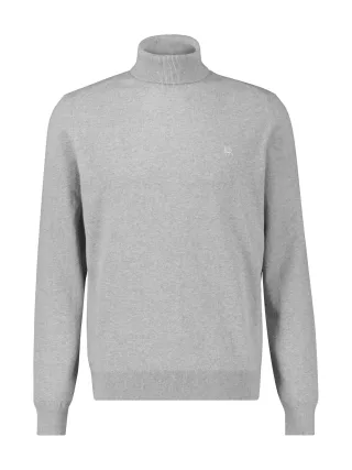 LERROS - ROLLKRAGEN platinum grey melange - Gr. - XXL