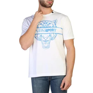 Plein Sport Weißes Baumwoll-T-Shirt für Herren