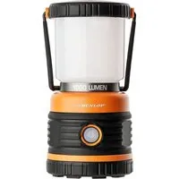 Dunlop LED Gartenleuchte Campingleuchte Dunlop LED OUTDOOR, LED fest integriert, 4 Leuchtmodi dimmbar stoßfest kratzfest 1000 Lumen