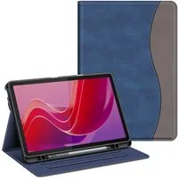 Fintie Tablet-Hülle für Lenovo Tab M11 (TB330) 11 Zoll 2024, Soft TPU Rückseite Gehäuse, mit Dokumentschlitze und Multi-Winkel Ansicht, Nicht für Tab P11 11''