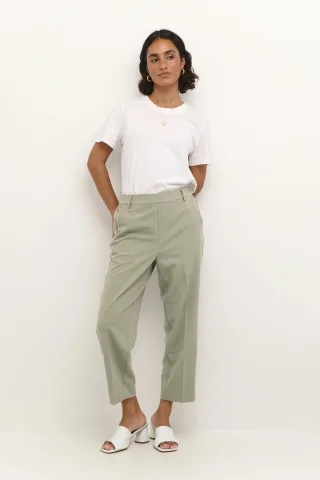 Pants Suiting Casual fit Vetiver green