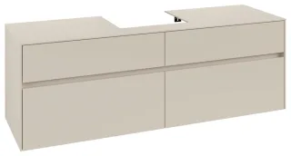 Villeroy & Boch Waschtischunterschrank Collaro C077B0 1600x548x500mm m. Bel. 4 Ausz. Waschtisch mitt C077B0VN