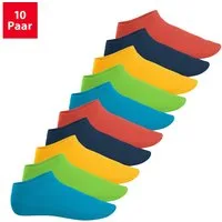 Footstar Sneakersocken EVERYDAY! 10 Paar / 20 Paar Damen & Herren Sneaker Socken (10-Paar) Perfekte Passform, angenehme Nähte, verstärke Ferse & Spitze