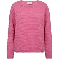 FREEQUENT Strickpullover FQDODO-PU-DOTTIE mit Strick-Knoten-Details
