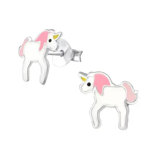 Einhorn Ohrringe aus 925 Silber