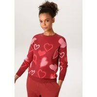 Aniston CASUAL Strickpullover mit eingestrickten, grafischen Herzen