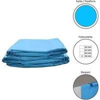 Waterman Poolinnenhülle Pool Ersatzfolie rund in verschiedenen Größen - Di, 0,6 mm Stärke, für rund, (1-St), Einhängebiese