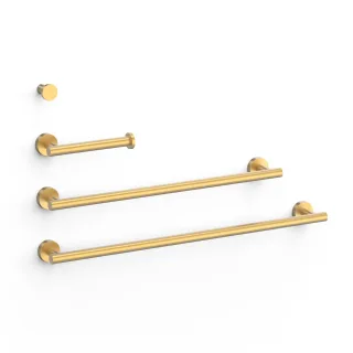 Tres Set bestehend aus 2 Handtuchhaltern + 1 Papierhalter ohne Deckel + 1 Haken , 09598102OM 09598102OM