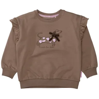 BASEFIELD - Md.-Sweatshirt,oversized cappuccino - Gr. - 98