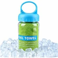 Zaewry Sporthandtuch Kühltücher aus Mikrofaser, Cooling Towel für Nacken und Gesicht, weich, atmungsaktiv, kühlendes Sporthandtuch für Fitness und Laufen