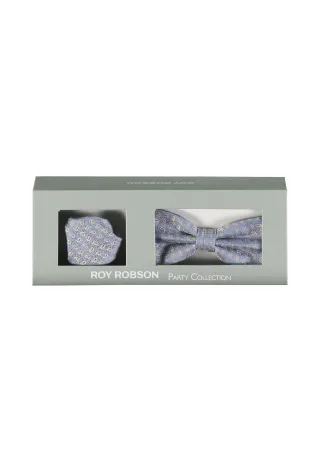 ROY ROBSON - Krawatte 20-60 0-60-16717-10053-00 light blue - Gr. - 50