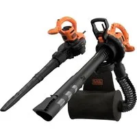 Black + Decker Akku-Laubsauger BEBLV290-QS Elektro Laubsauger 230 V