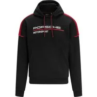 Porsche Motorsport Kapuzenpullover Hoodie Logo (Schwarz) Baumwolle