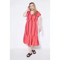 Studio Untold Midikleid Midikleid A-Line Musselin Streifen