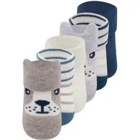 Ewers Socken Newborn Socken Bär/Ringel/Uni (6-Paar)